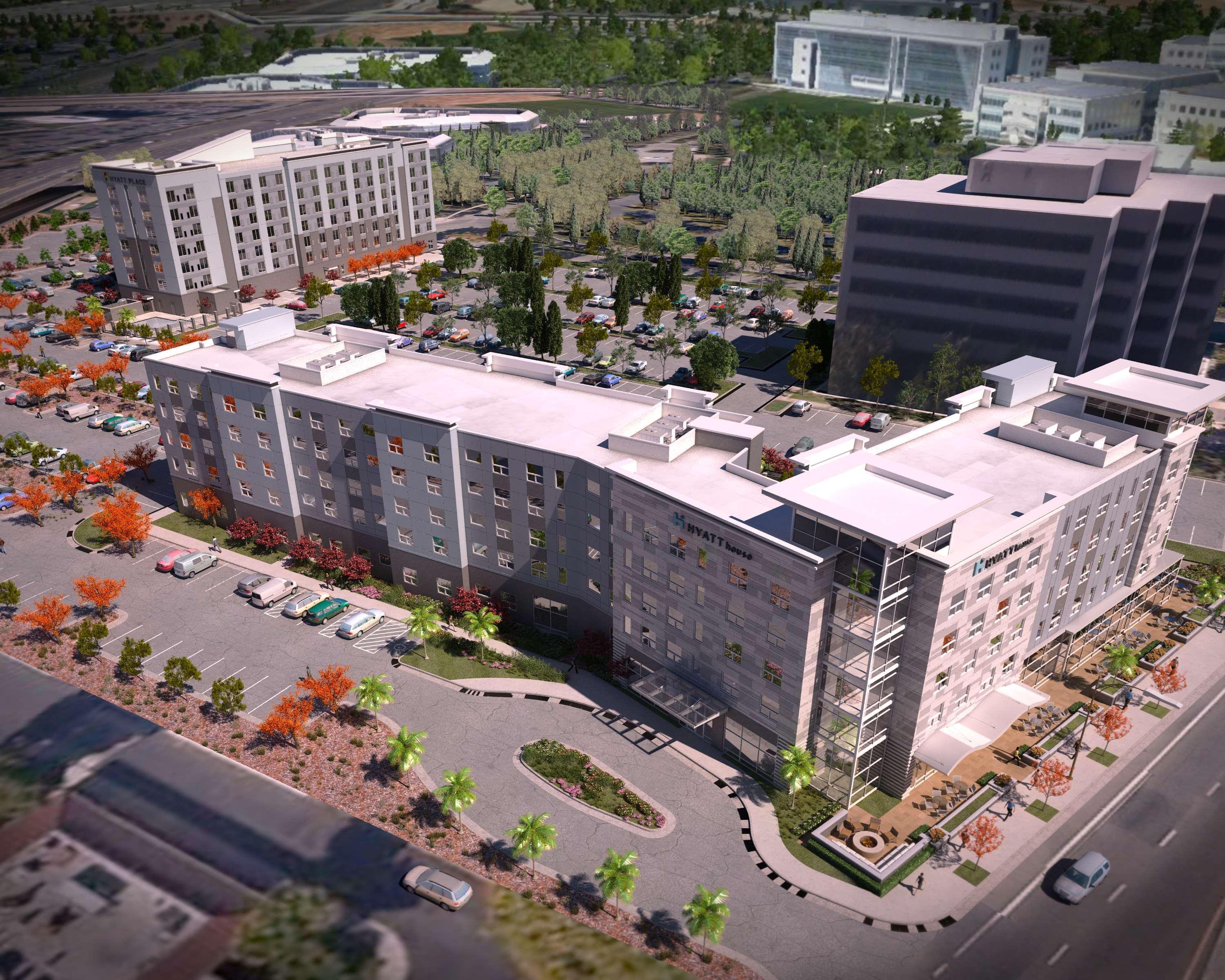 Hyatt House San Jose Airport Hotel Bagian luar foto